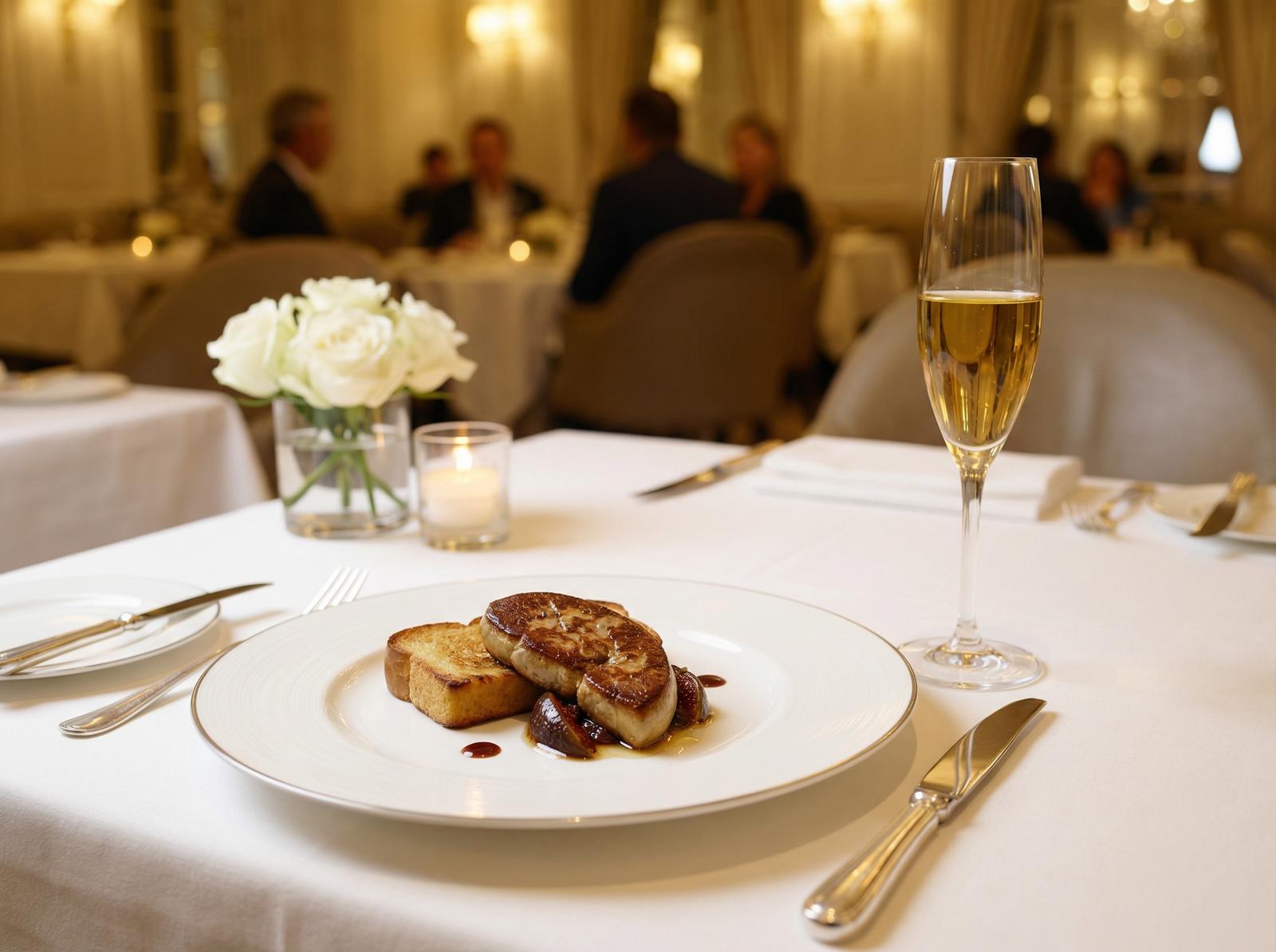 鹅肝与雷司令冰酒搭配 - 加拿大28 美食指南